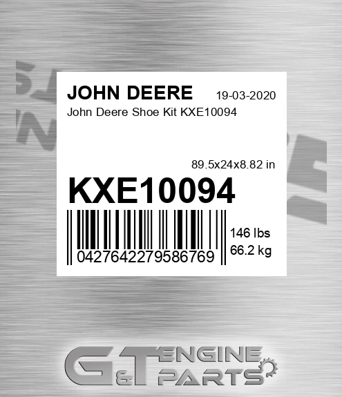 KXE10094 John Deere Shoe Kit KXE10094