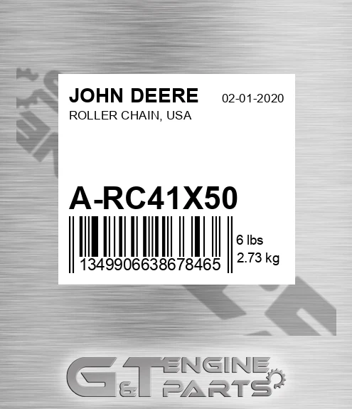 A-RC41X50 ROLLER CHAIN, USA