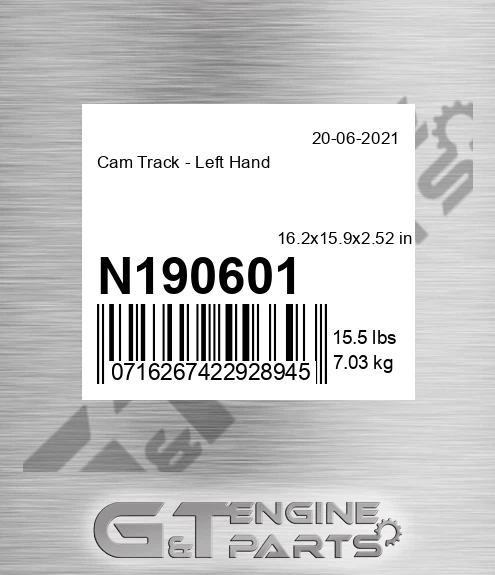 N190601 Cam Track - Left Hand