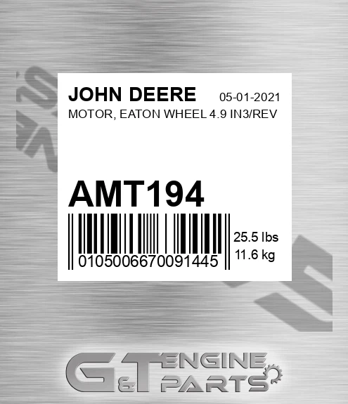 AMT194 MOTOR, EATON WHEEL 4.9 IN3/REV