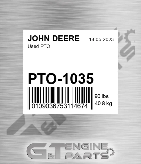 PTO-1035 Used PTO
