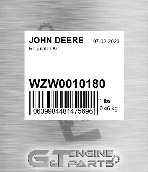 WZW0010180 Regulator Kit