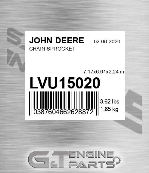 LVU15020 CHAIN SPROCKET