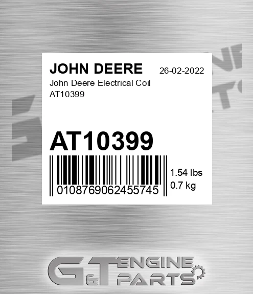 AT10399 John Deere Electrical Coil AT10399