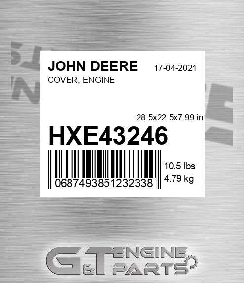 HXE43246 COVER, ENGINE