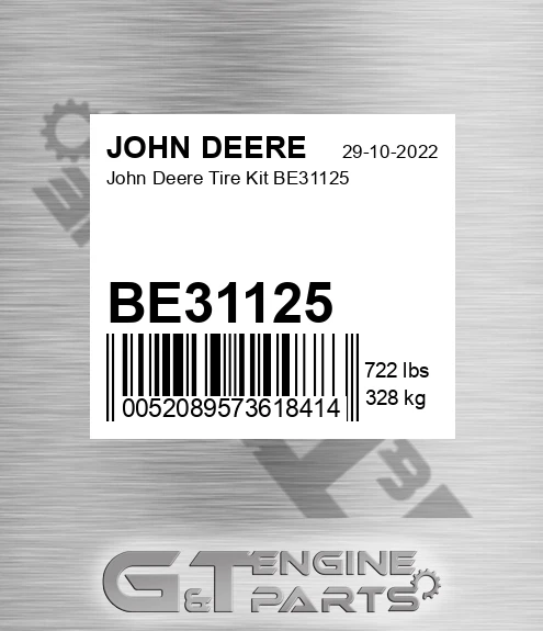 BE31125 John Deere Tire Kit BE31125