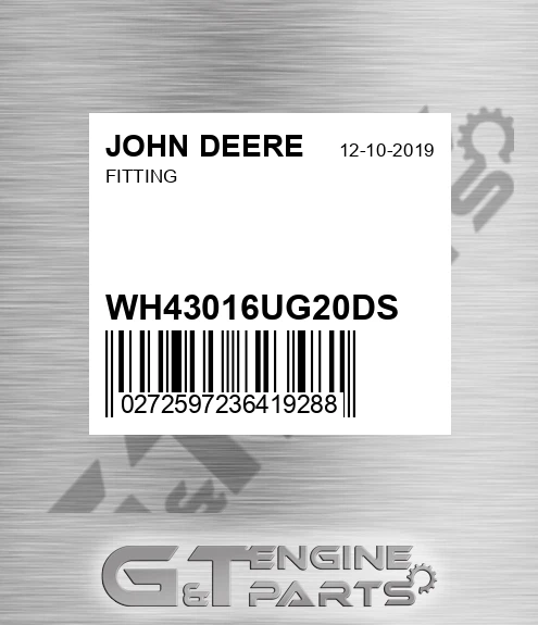 WH43016UG20DS FITTING