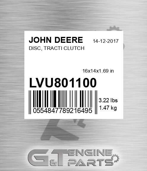LVU801100 DISC, TRACTI CLUTCH