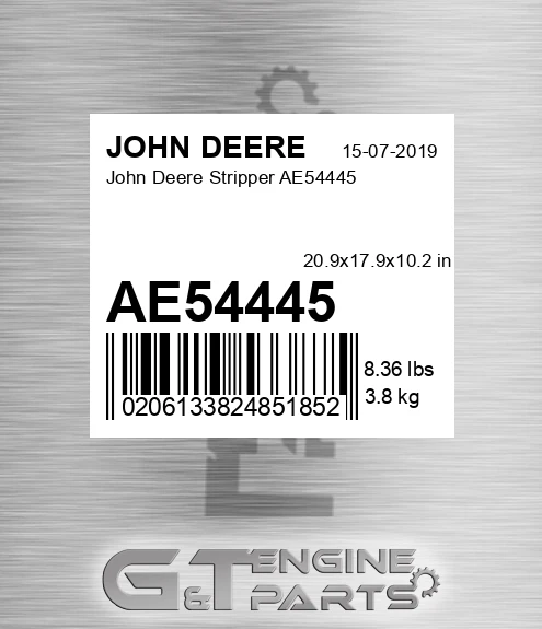 AE54445 John Deere Stripper AE54445