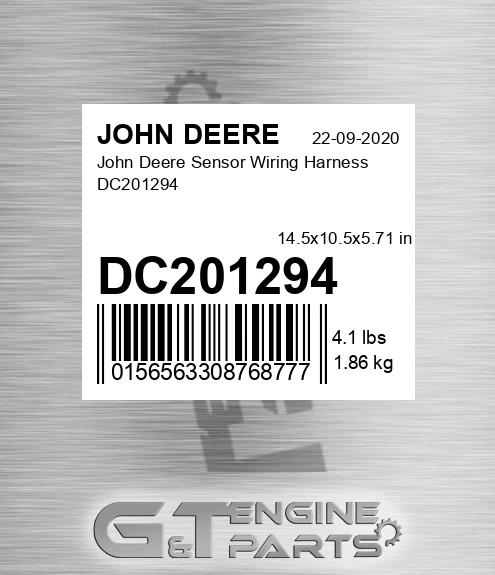 DC201294 John Deere Sensor Wiring Harness DC201294