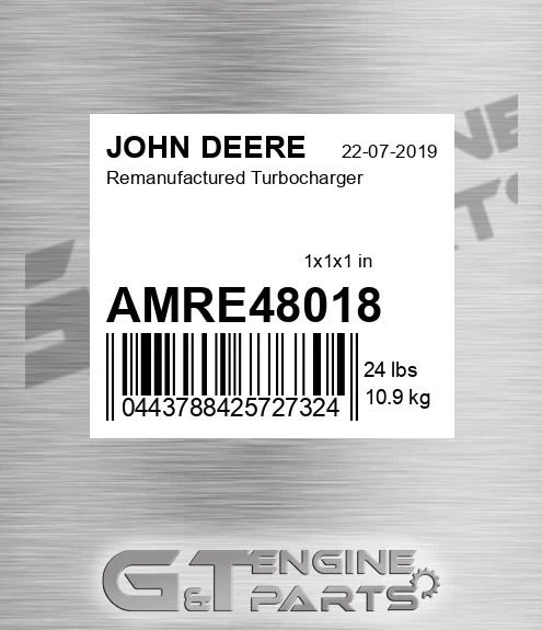 AMRE48018 Remanufactured Turbocharger