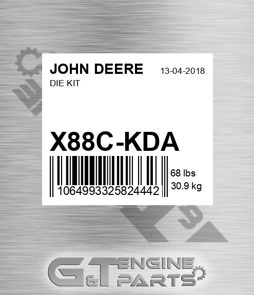 X88C-KDA DIE KIT