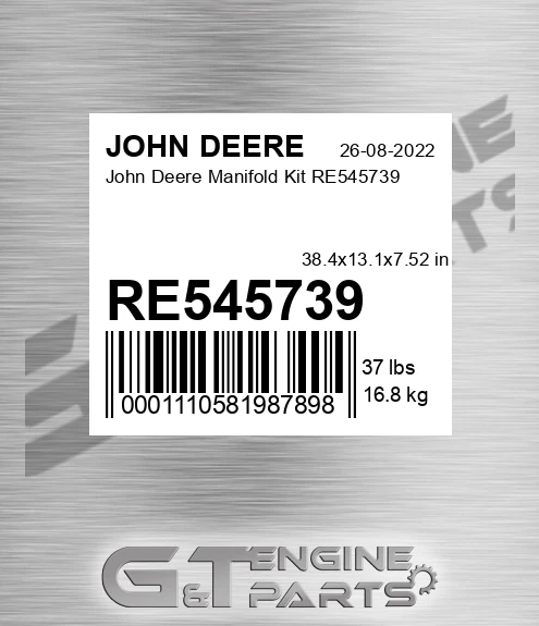 RE545739 John Deere Manifold Kit RE545739