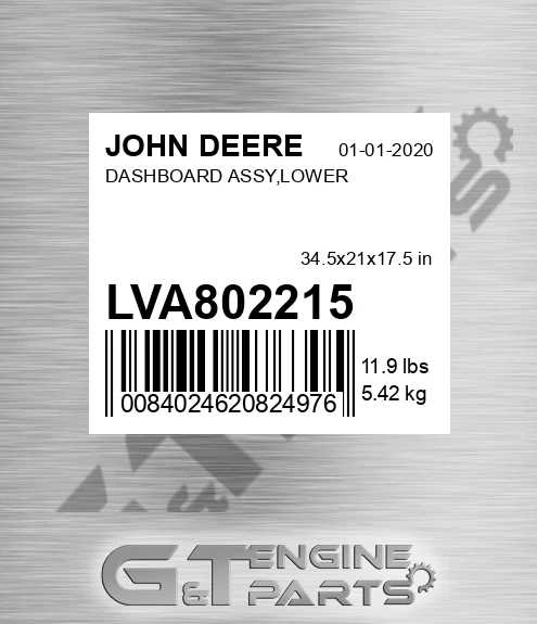 LVA802215 DASHBOARD ASSY,LOWER