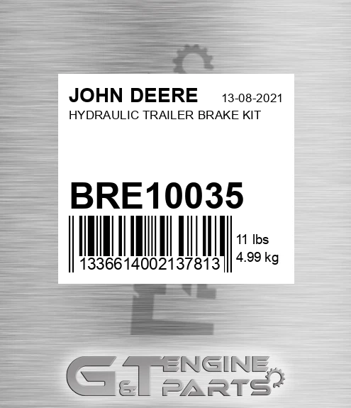 BRE10035 HYDRAULIC TRAILER BRAKE KIT