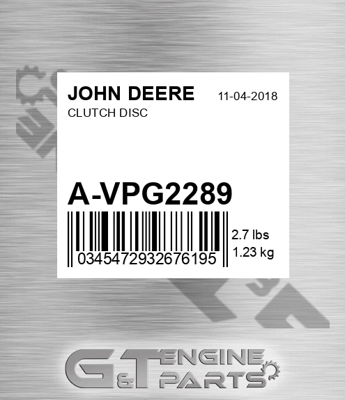 A-VPG2289 CLUTCH DISC