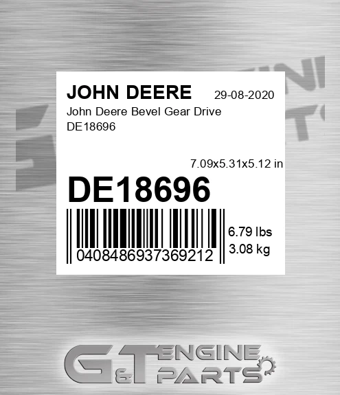 DE18696 Bevel Gear Drive