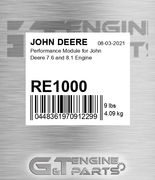 RE1000 Performance Module for 7.6 and 8.1 Engine