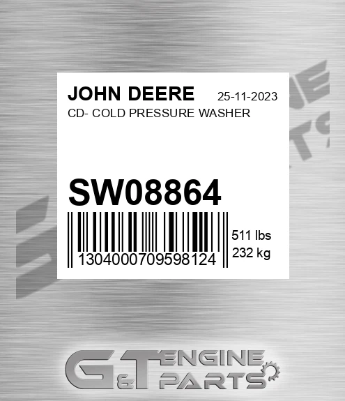 SW08864 CD- COLD PRESSURE WASHER