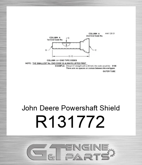 R131772 Powershaft Shield