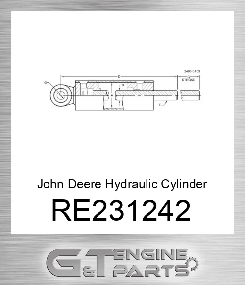 RE231242 Hydraulic Cylinder