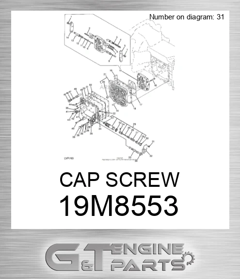 19M8553 CAP SCREW