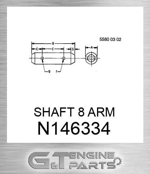 N146334 SHAFT 8 ARM