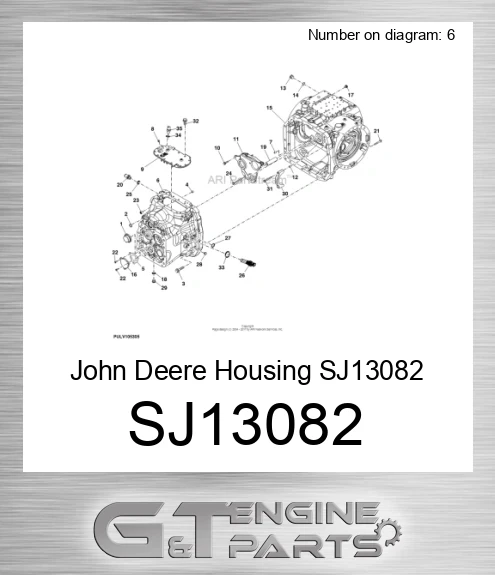 SJ13082 John Deere Housing SJ13082