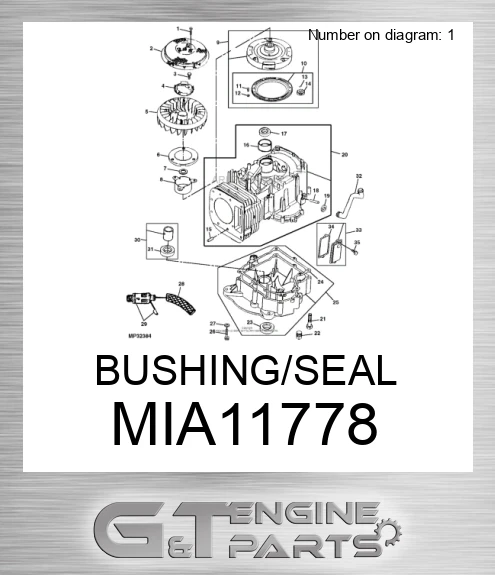 MIA11778 BUSHING/SEAL