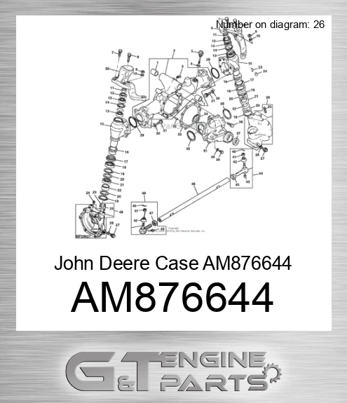 AM876644 John Deere Case AM876644