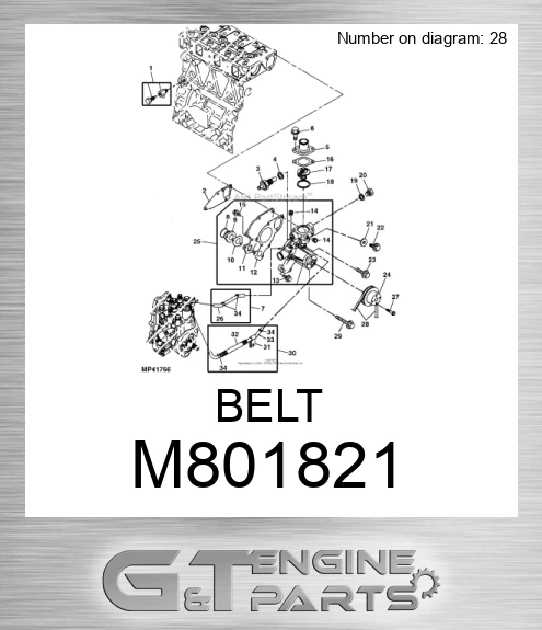 M801821 BELT