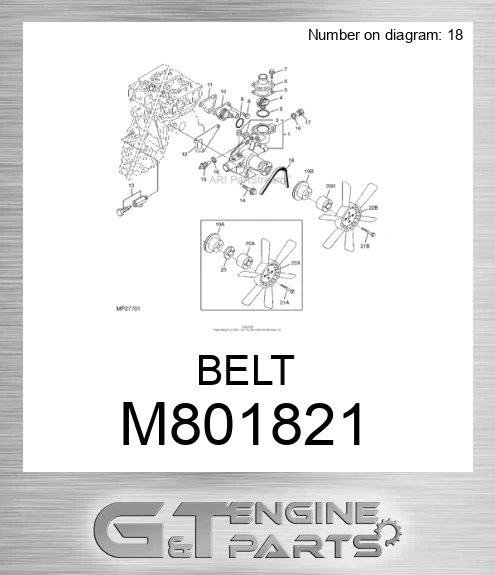 M801821 BELT