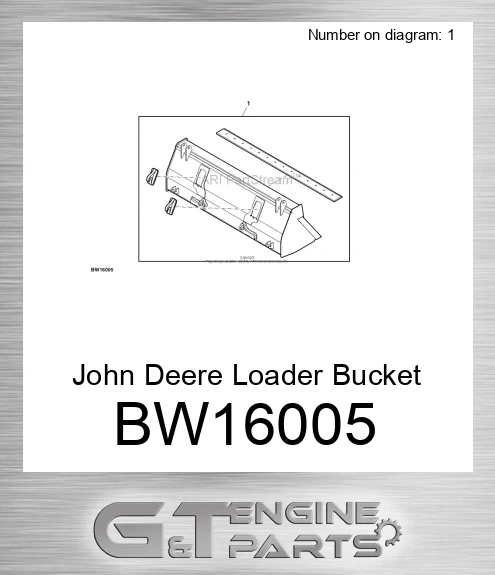 BW16005 Loader Bucket