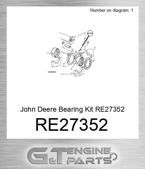 RE27352 Bearing Kit