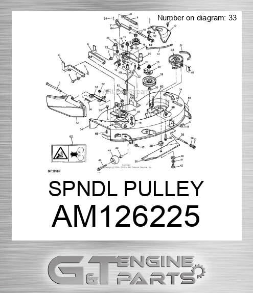 AM126225 SPNDL PULLEY
