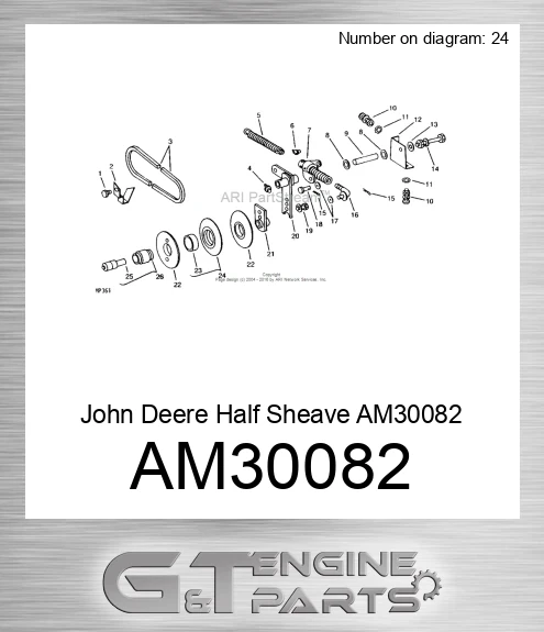 AM30082 Half Sheave