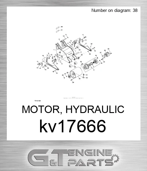 KV17666 MOTOR, HYDRAULIC
