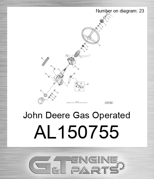 AL150755 Gas Operated Cylinder AL150755