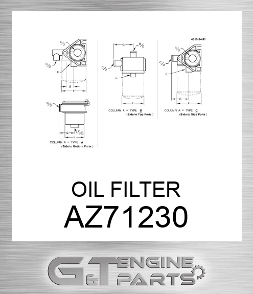 AZ71230 OIL FILTER