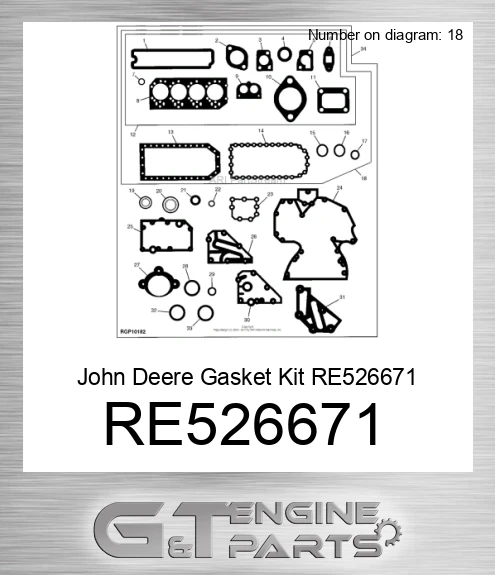 RE526671 Gasket Kit