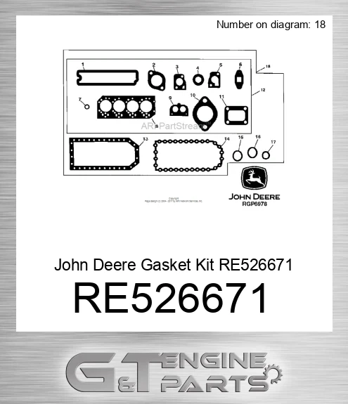 RE526671 Gasket Kit