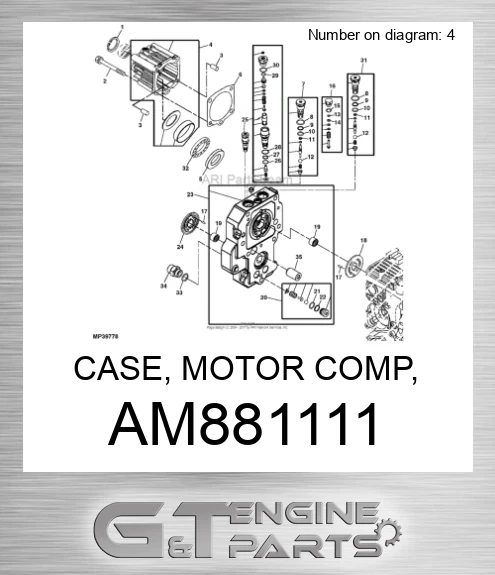 AM881111 CASE, MOTOR COMP,