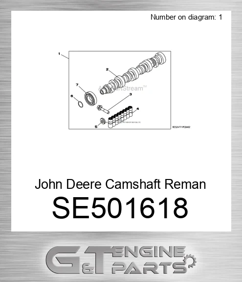 SE501618 Camshaft Reman