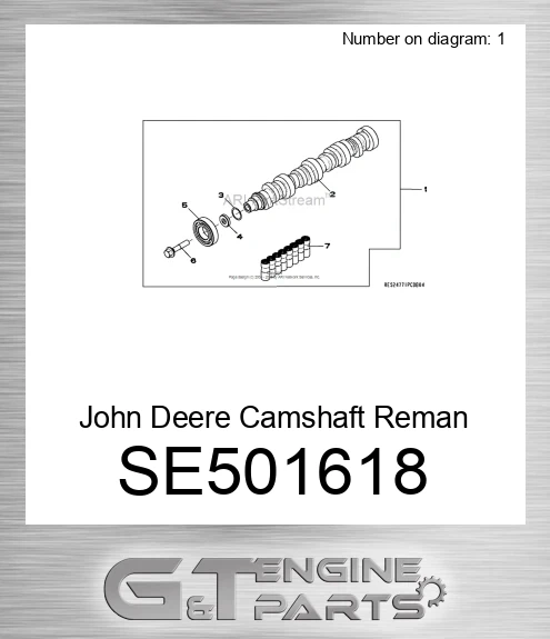 SE501618 Camshaft Reman