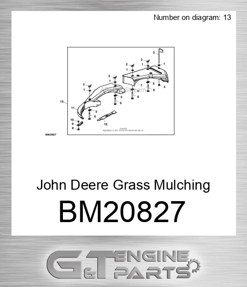 BM20827 Grass Mulching Attachment