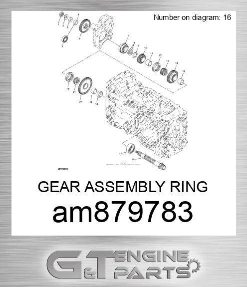 AM879783 GEAR ASSEMBLY RING