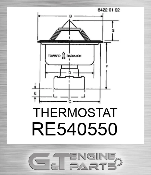 RE540550 THERMOSTAT
