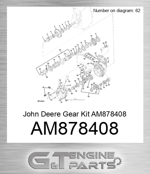 AM878408 Gear Kit