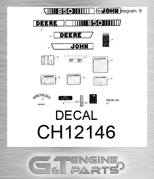 CH12146 DECAL