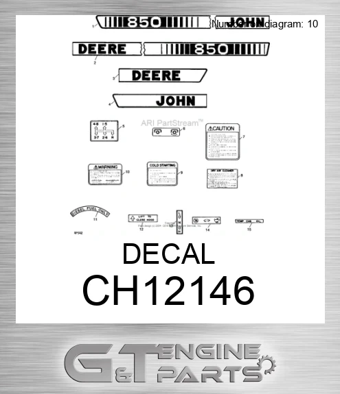 CH12146 DECAL